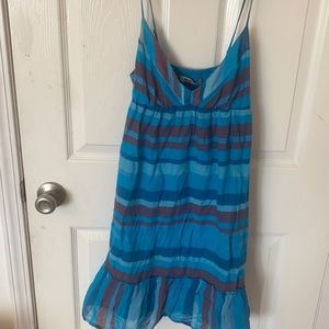 y2k blue dress